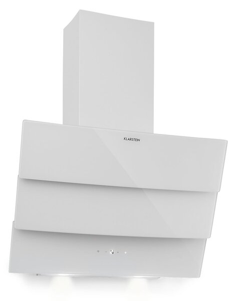Klarstein Antonia, hotă, 60 cm, 350 m³ / h, panou de control tactil, clasa energetică B, alb