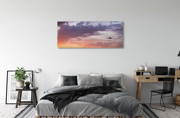 Tablouri canvas Nori aeronave ușoare cer