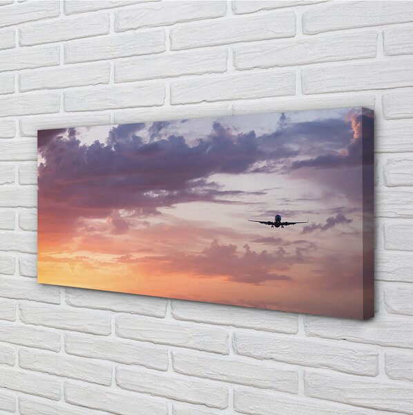 Tablouri canvas Nori aeronave ușoare cer