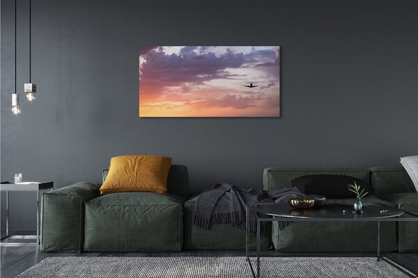 Tablouri canvas Nori aeronave ușoare cer