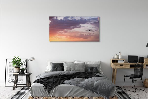 Tablouri canvas Nori aeronave ușoare cer