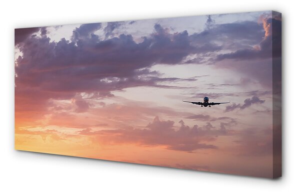 Tablouri canvas Nori aeronave ușoare cer