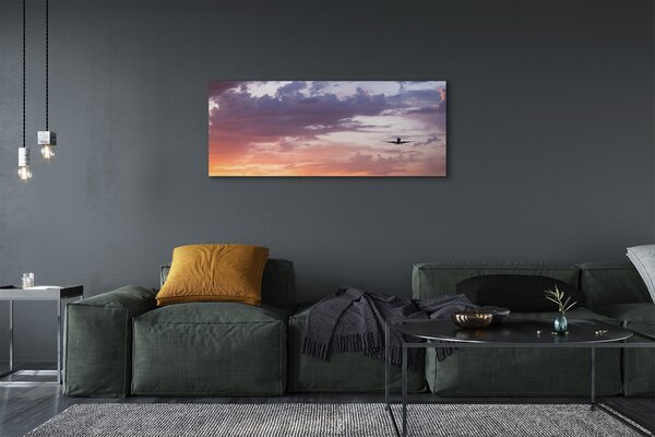 Tablouri canvas Nori aeronave ușoare cer