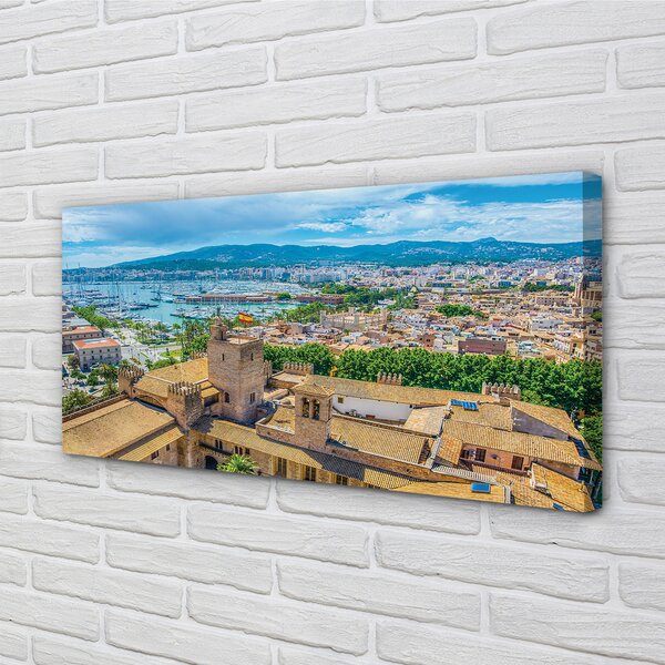 Tablouri canvas oraș coasta Spania Port