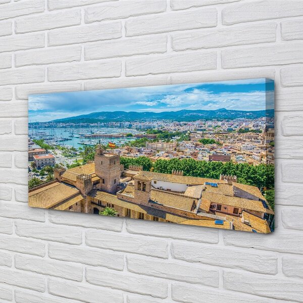 Tablouri canvas oraș coasta Spania Port