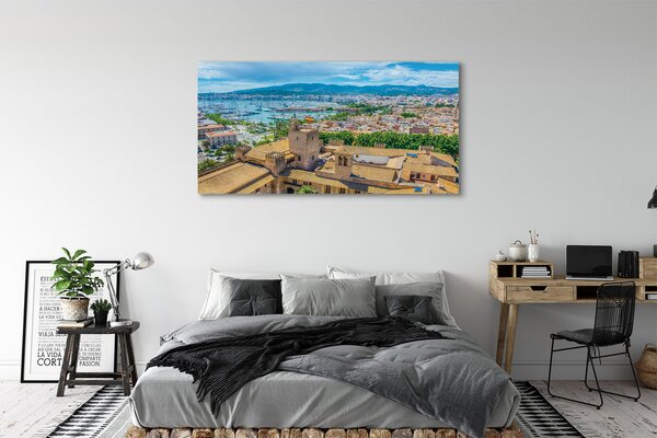 Tablouri canvas oraș coasta Spania Port