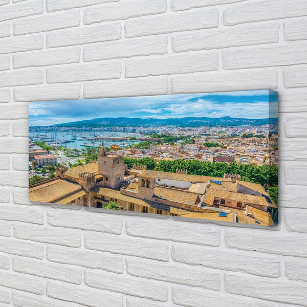Tablouri canvas oraș coasta Spania Port