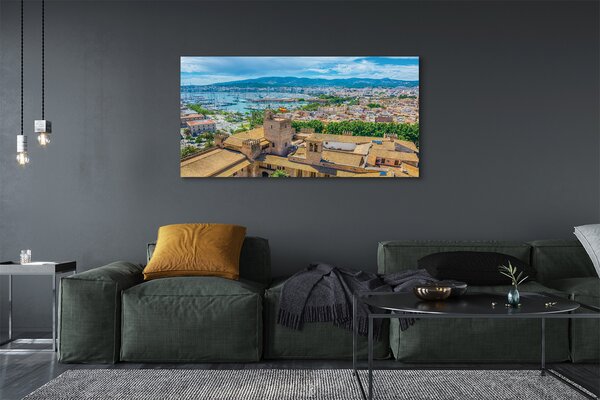 Tablouri canvas oraș coasta Spania Port