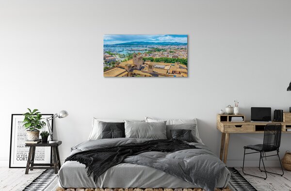 Tablouri canvas oraș coasta Spania Port