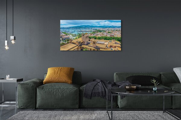 Tablouri canvas oraș coasta Spania Port