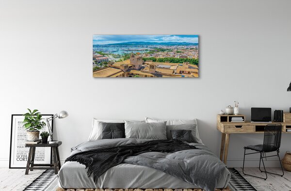Tablouri canvas oraș coasta Spania Port