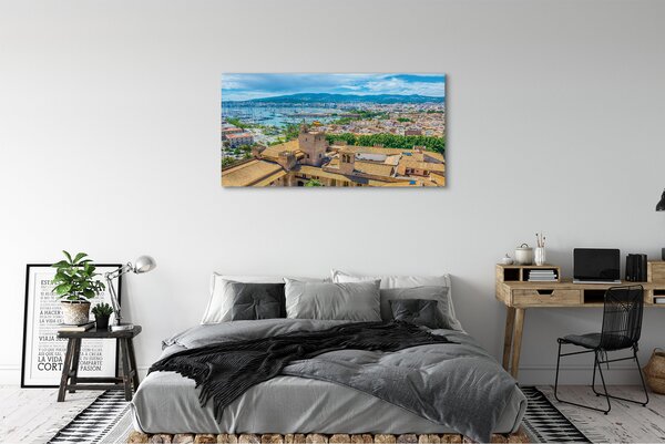 Tablouri canvas oraș coasta Spania Port