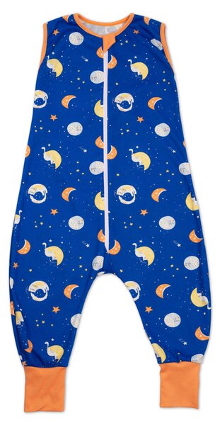 Sac dormit copii de vara din bumbac cu picioare 18-36 luni Kidizi Space Cats, 0.5 tog