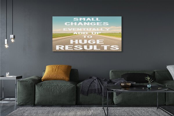 Tablouri canvas Street prerie cer