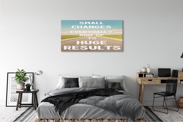 Tablouri canvas Street prerie cer