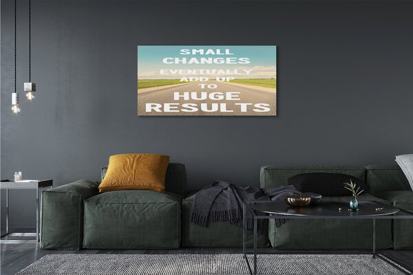 Tablouri canvas Street prerie cer