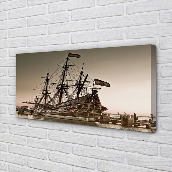 Tablouri canvas Nava vechi cer mare