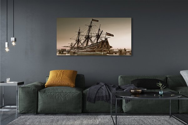 Tablouri canvas Nava vechi cer mare