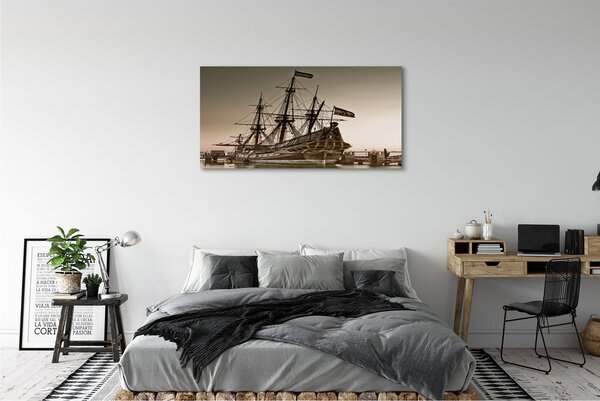 Tablouri canvas Nava vechi cer mare