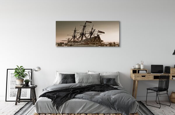 Tablouri canvas Nava vechi cer mare