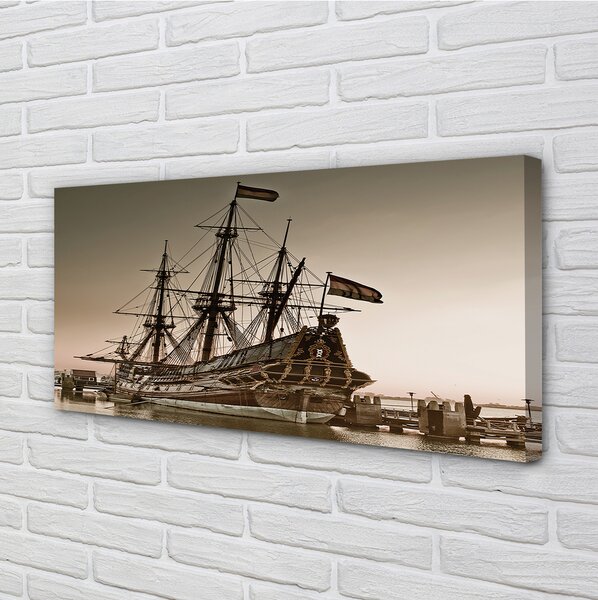 Tablouri canvas Nava vechi cer mare
