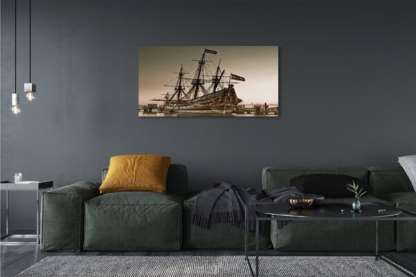 Tablouri canvas Nava vechi cer mare