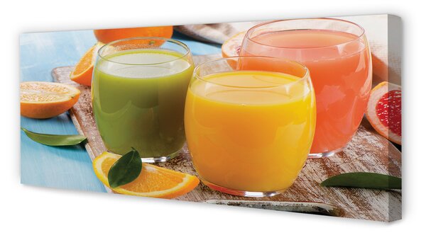 Tablouri canvas pahare Cocktail-uri colorate