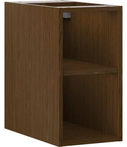 Mexen Box-A, dulap deschis cu raft 25 cm, nuc, 91AX2-0250-470-0-86