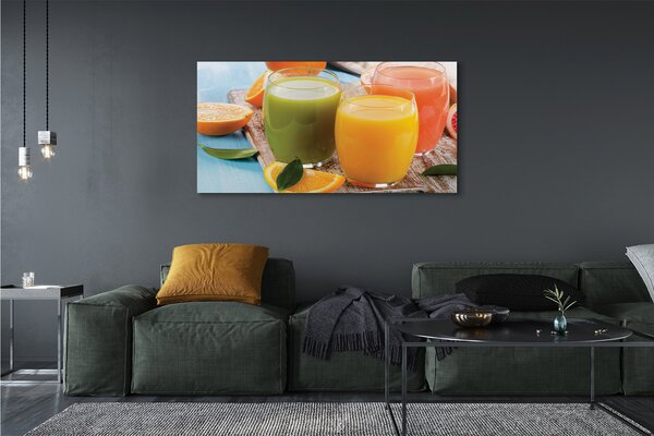 Tablouri canvas pahare Cocktail-uri colorate