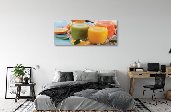 Tablouri canvas pahare Cocktail-uri colorate