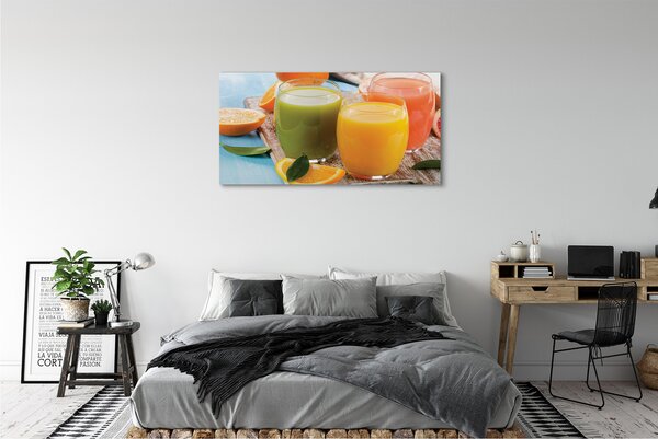 Tablouri canvas pahare Cocktail-uri colorate