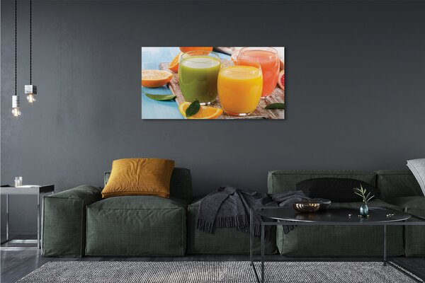 Tablouri canvas pahare Cocktail-uri colorate