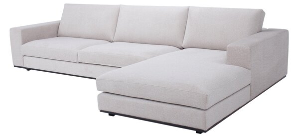 Canapea modulara Grandio cu taburet White S01