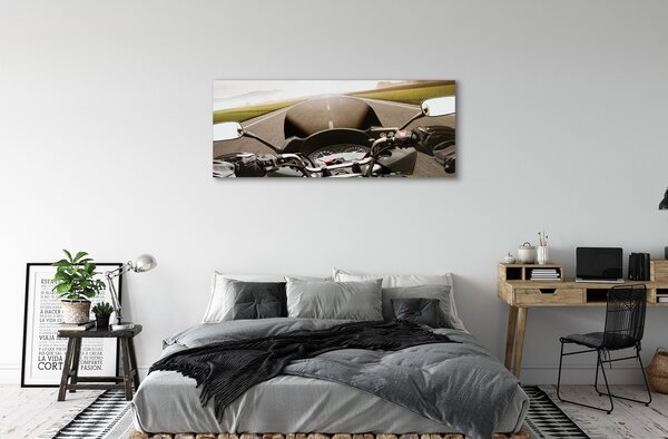 Tablouri canvas Motociclete cer rutier de top