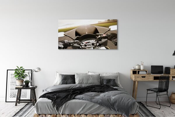 Tablouri canvas Motociclete cer rutier de top