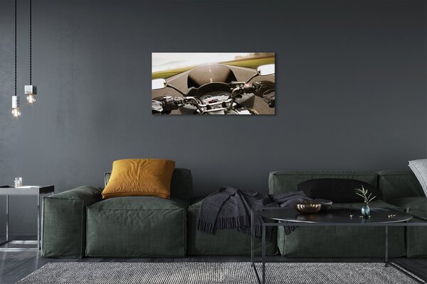 Tablouri canvas Motociclete cer rutier de top