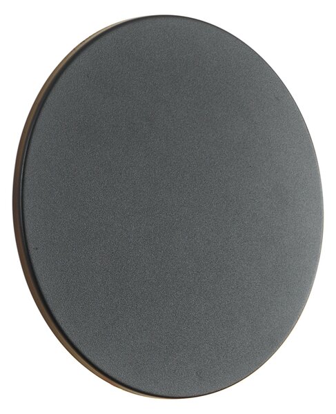 Lampă de perete pentru exterior neagră, cu LED inclus, IP54 - Soleil