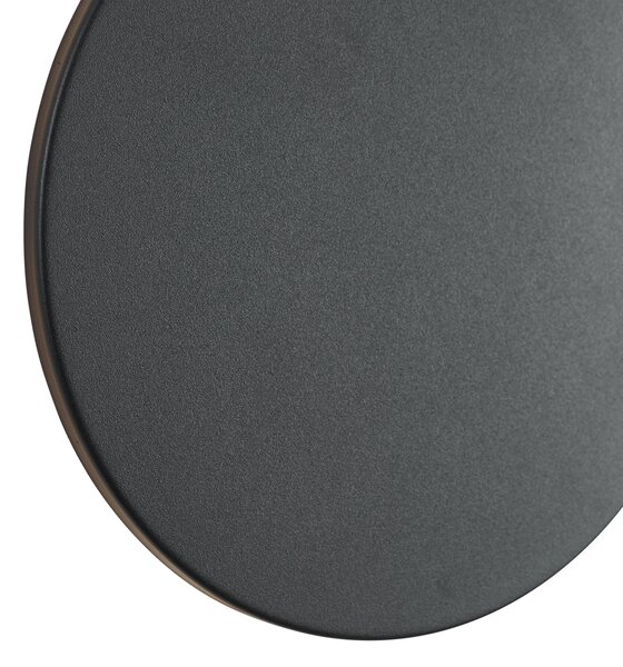 Lampă de perete pentru exterior neagră, cu LED inclus, IP54 - Soleil