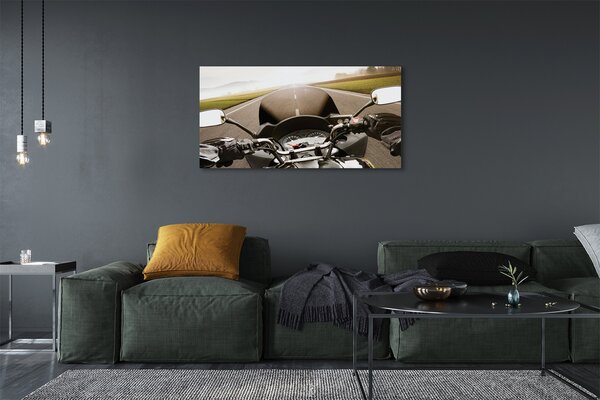 Tablouri canvas Motociclete cer rutier de top