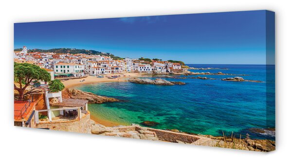 Tablouri canvas Spania coasta plaja orașului