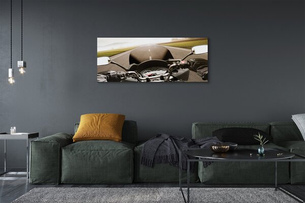 Tablouri canvas Motociclete cer rutier de top