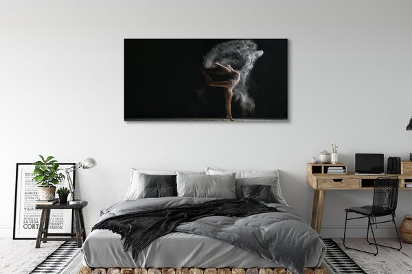 Tablouri canvas femeie de fum