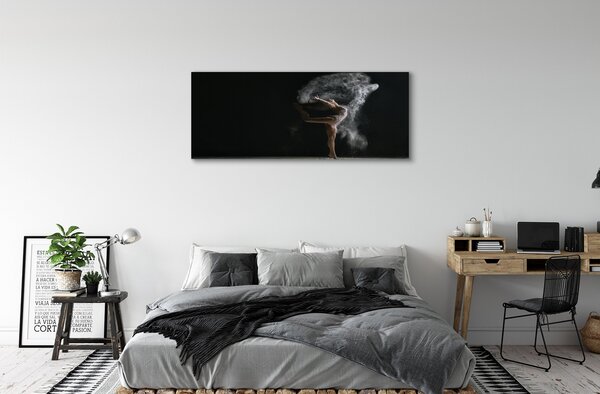 Tablouri canvas femeie de fum