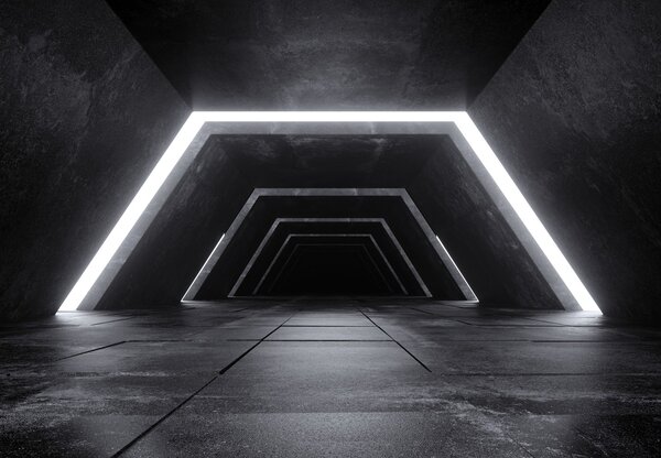 Fototapet - Tunel 3D (147x102 cm)