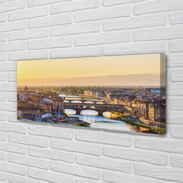 Tablouri canvas Italia Sunrise panorama