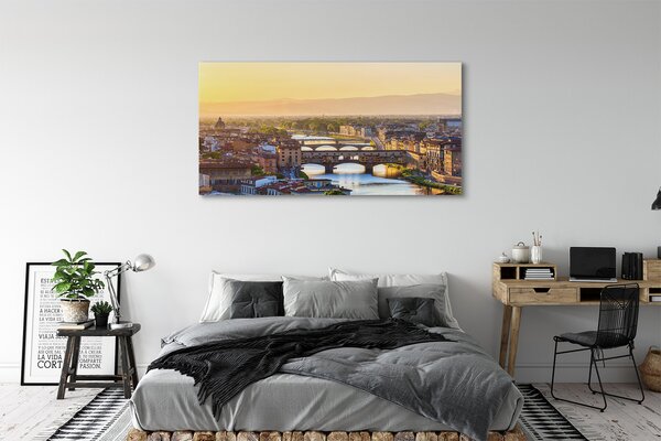 Tablouri canvas Italia Sunrise panorama