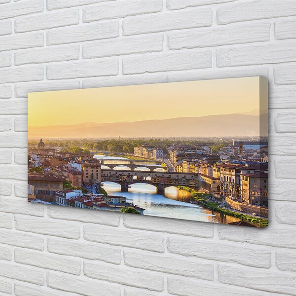 Tablouri canvas Italia Sunrise panorama