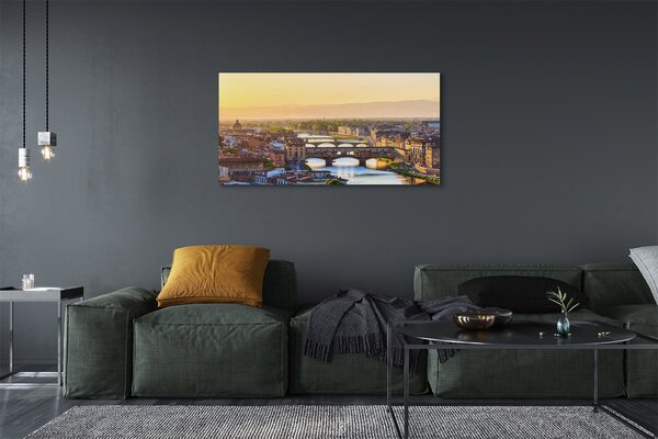 Tablouri canvas Italia Sunrise panorama