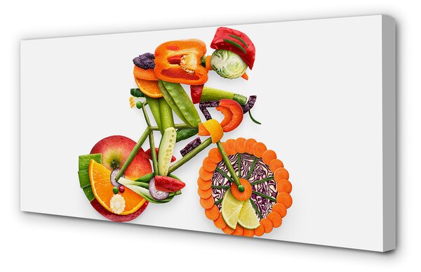 Tablouri canvas Omul aranjat cu legume