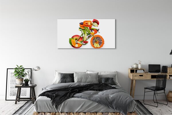 Tablouri canvas Omul aranjat cu legume